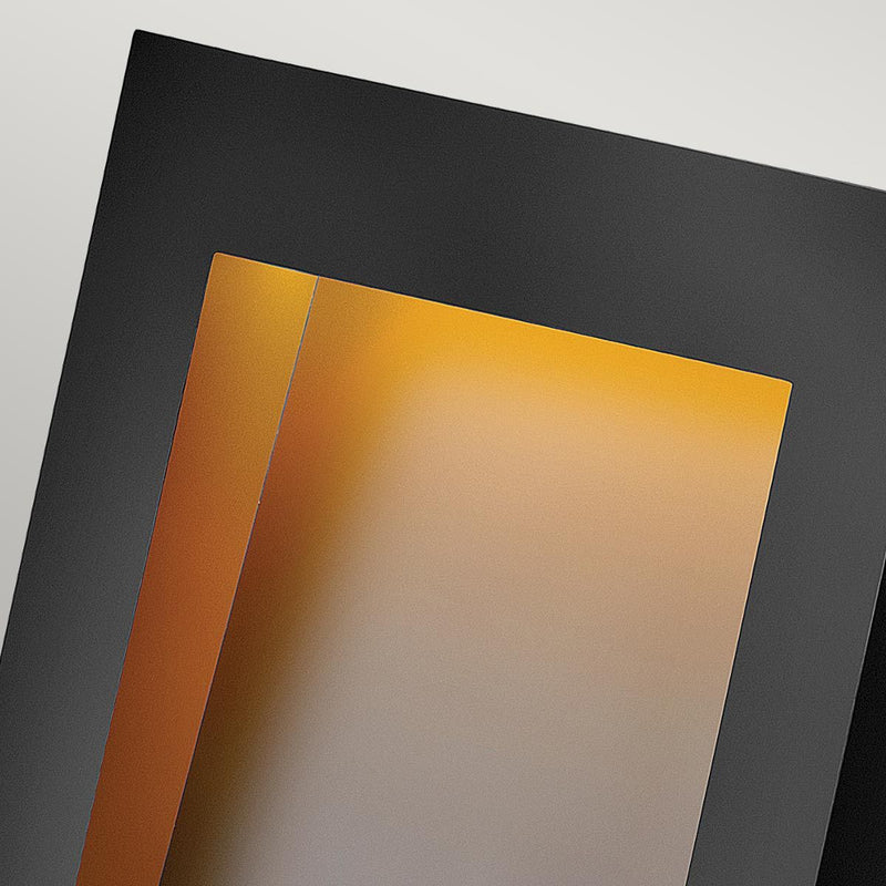 Taper LED Wandlaterne - Textured Schwarz (Neuheit)