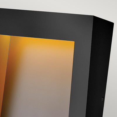 Taper LED Wandlaterne - Textured Schwarz (Neuheit)