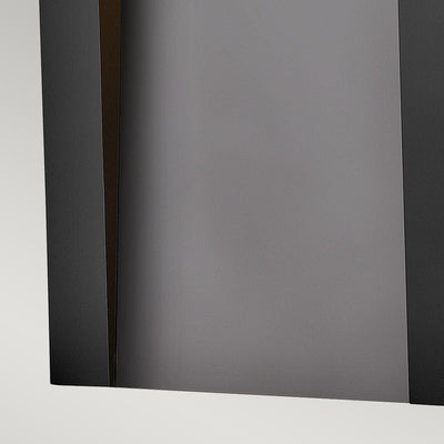 Taper LED Wandlaterne - Textured Schwarz (Neuheit)