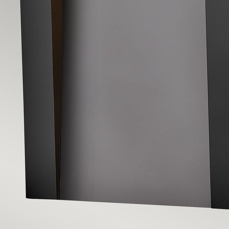 Taper LED Wandlaterne - Textured Schwarz (Neuheit)