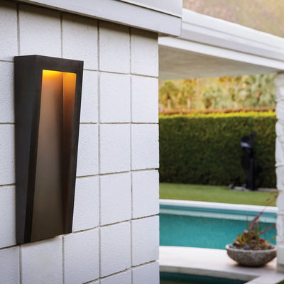 Taper LED Wandlaterne - Textured Schwarz (Neuheit)