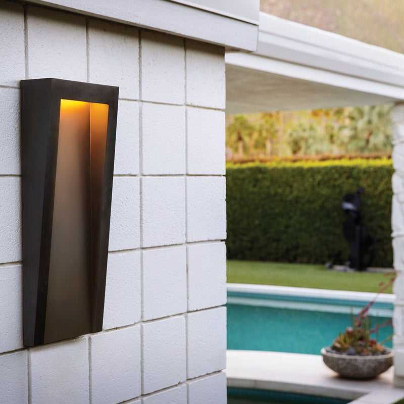 Taper LED Wandlaterne - Textured Schwarz (Neuheit)