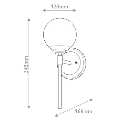 Benno 1 lt Wandleuchte - Schwarz & Champagner Bronze + Champagner Bronze(Neuheit)