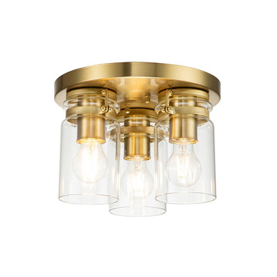 Brinley 3 Light Flush - Nickel gebürstet