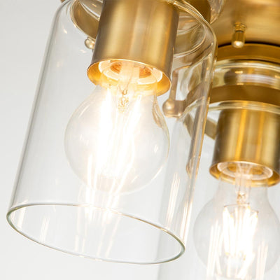 Brinley 3 Light Flush - Nickel gebürstet