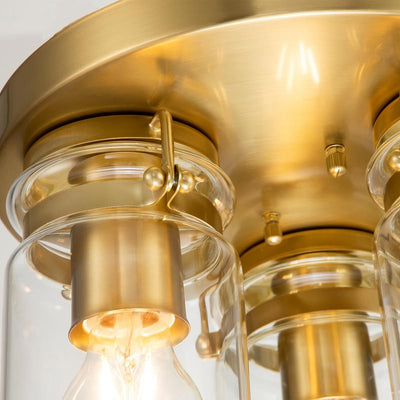 Brinley 3 Light Flush - Nickel gebürstet