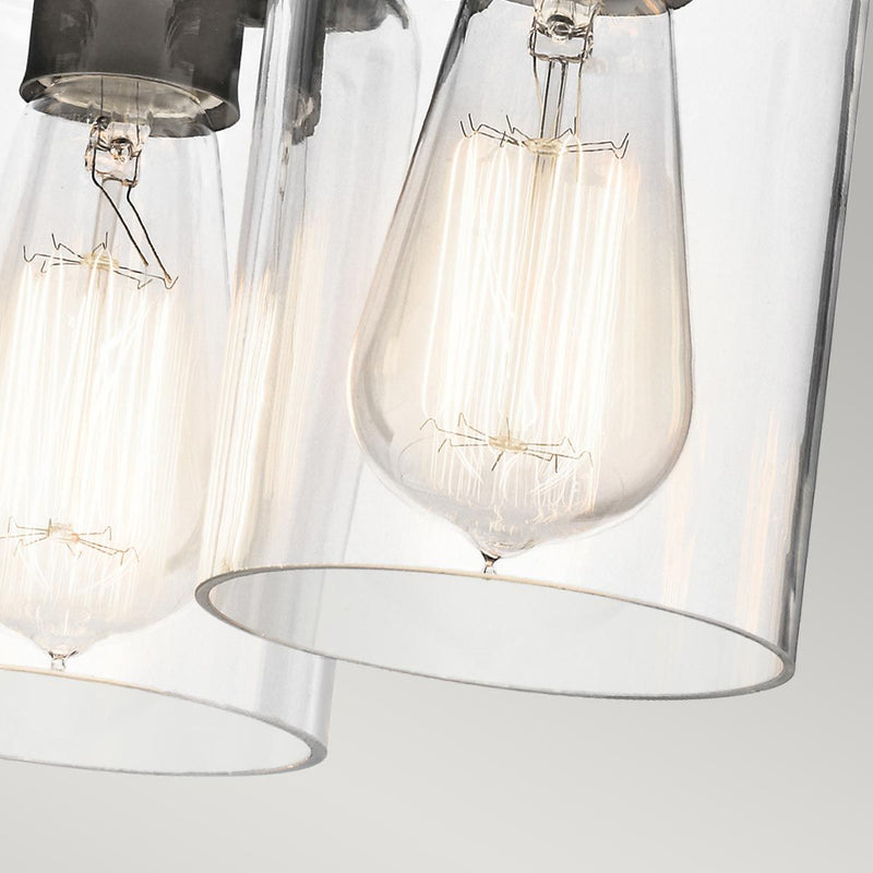 Brinley 3 Light Flush - Nickel gebürstet