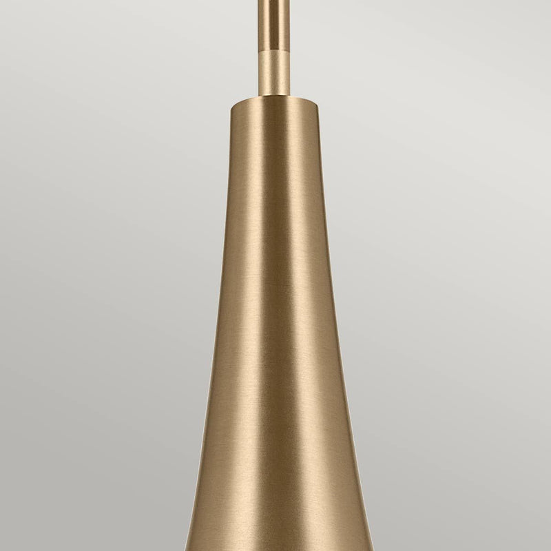 Deela 1 Deckenleuchte - Champagner Bronze und Mattschwarz (Neuheit)