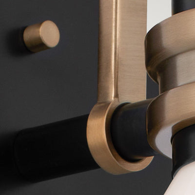 Farum 1 lt Wandleuchte - Chrom poliert oder Bronze oder Schwarz mit Bronze (Neuheit)