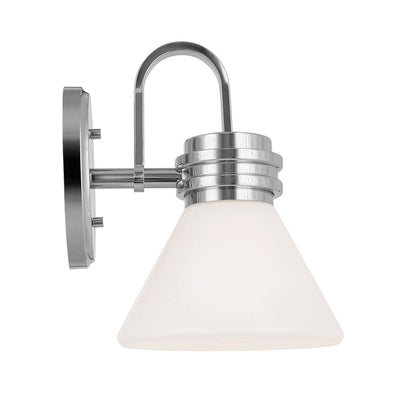 Farum 1 lt Wandleuchte - Chrom poliert oder Bronze oder Schwarz mit Bronze (Neuheit)