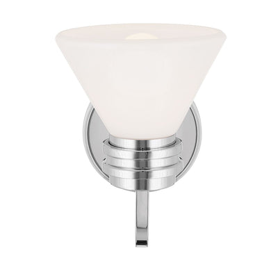 Farum 1 lt Wandleuchte - Chrom poliert oder Bronze oder Schwarz mit Bronze (Neuheit)