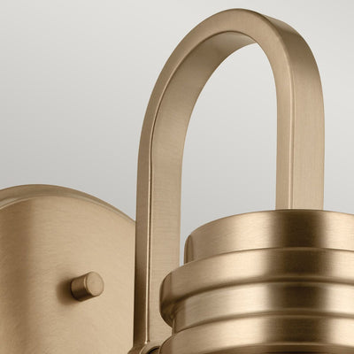 Farum 1 lt Wandleuchte - Chrom poliert oder Bronze oder Schwarz mit Bronze (Neuheit)