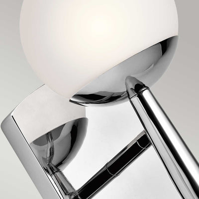 Jasper 1 Light Wandleuchte - Chrom poliert (ABVERKAUF!!!)