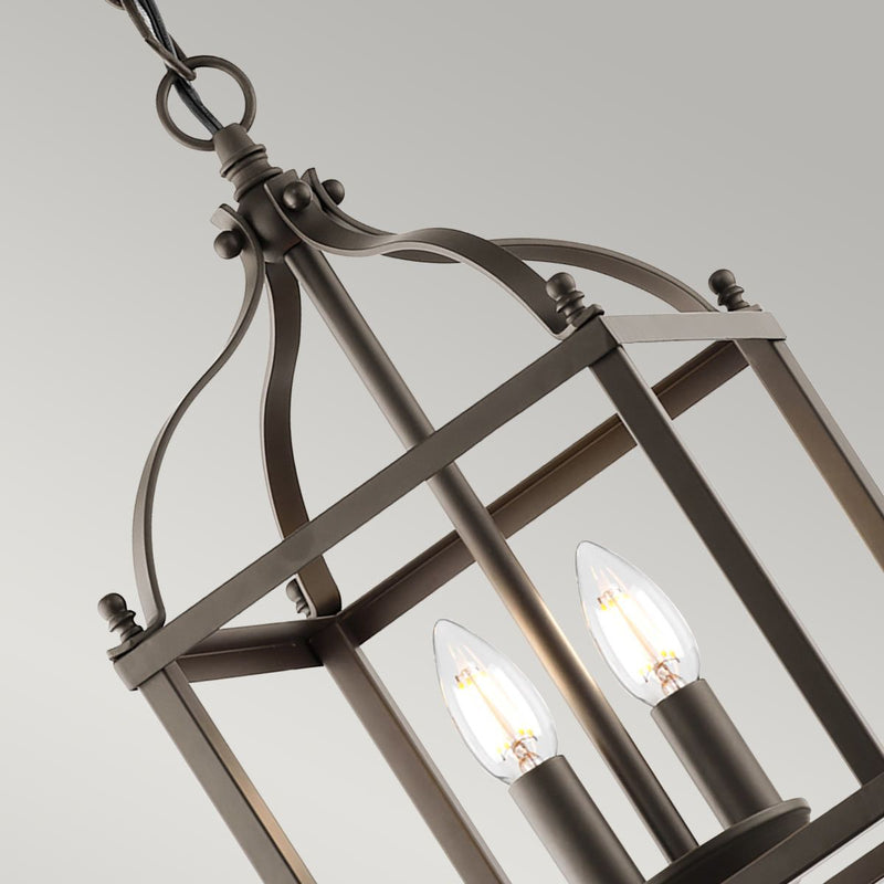 Larkin 2 Light Small Pendelleuchte - Nickel gebürstet