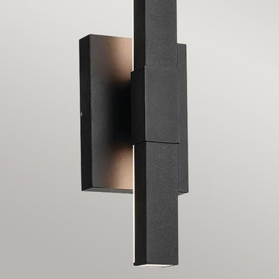 Nocar Medium LED Außenwandleuchte - strukturiert schwarz