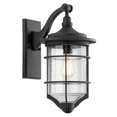 Royal Marine 1 Licht Medium Wand Laterne - Schwarz