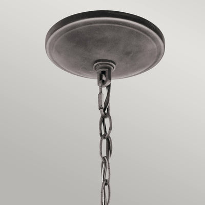 Taulbee 6 Light Kronleuchter - Verwittertes Zink