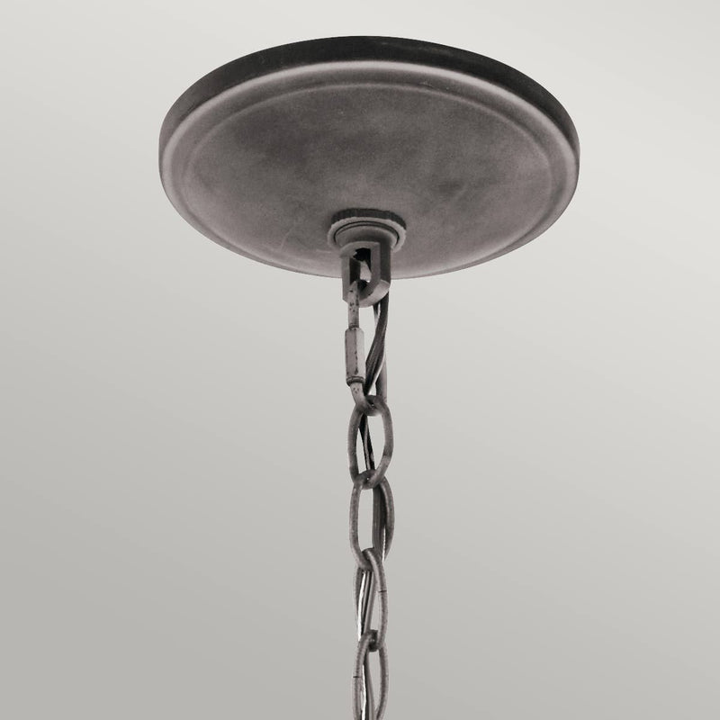 Taulbee 6 Light Kronleuchter - Verwittertes Zink