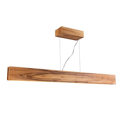 Clean LED Pendelleuchte - Teak Furnier (Neuheit)