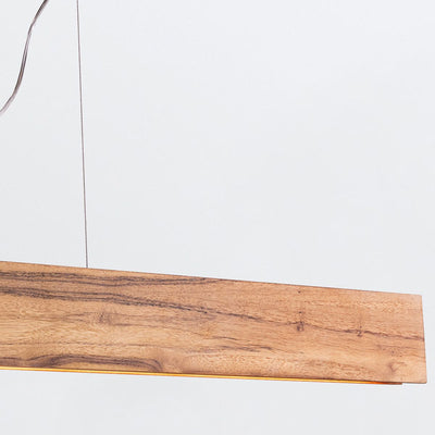 Clean LED Pendelleuchte - Teak Furnier (Neuheit)