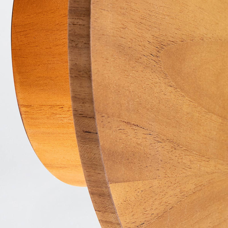 Clean LED Wandleuchte - Teak Furnier (Neuheit)
