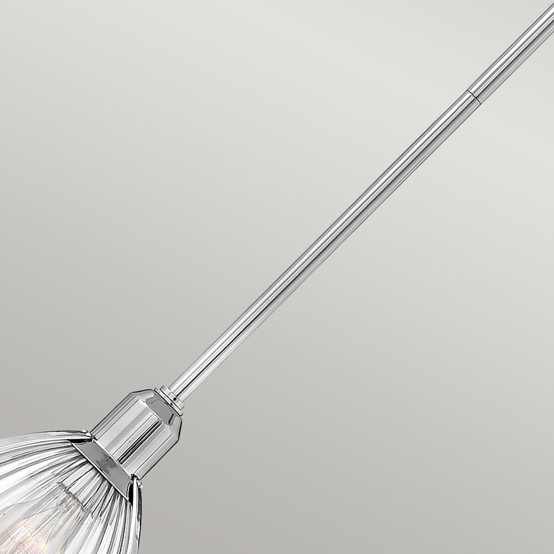 Elroy 1 Light Pendelleuchte - Nickel poliert (Neuheit)