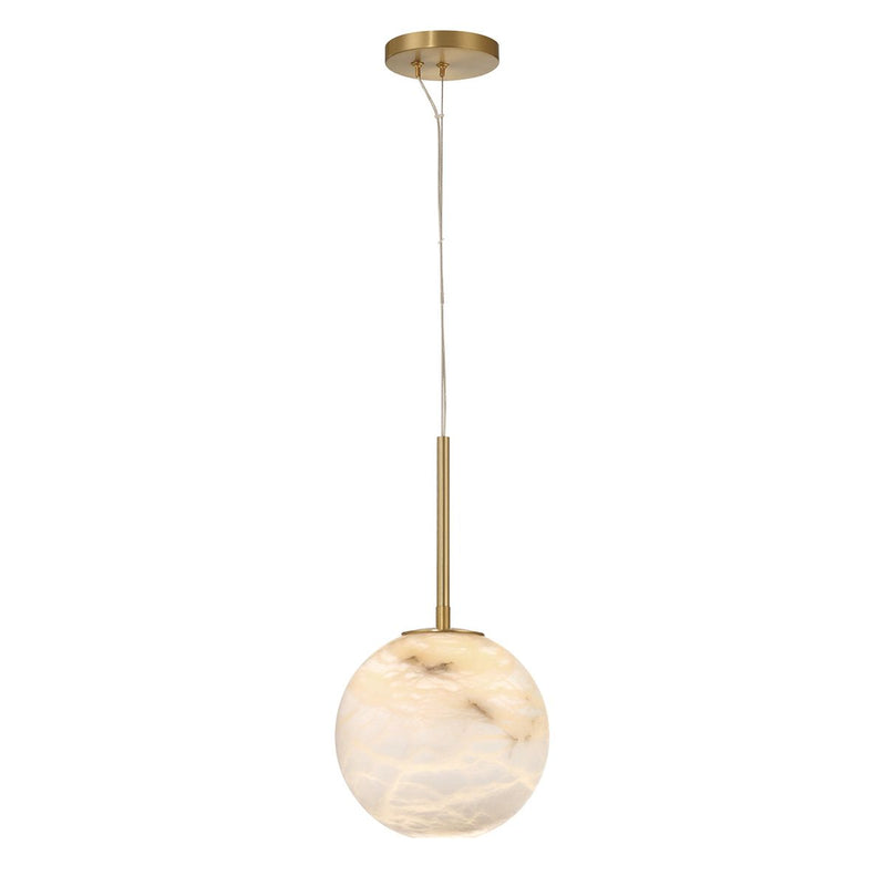 Kepler Alabster Anhänger Klein - Gold