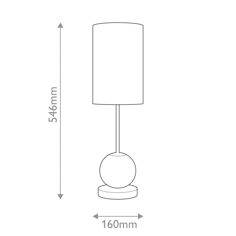 Marni Medium LED Tischleuchte - Messing natur (Neuheit)