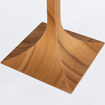 Nostalgie Tischleuchte (53cm) - Teak Furnier (Neuheit)