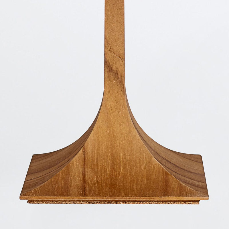 Nostalgie Tischleuchte (53cm) - Teak Furnier (Neuheit)