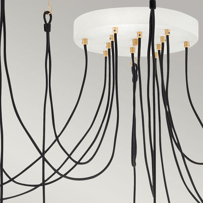 Nula 12 Light Pendelleuchte - Muschel Weiß & Luxe Gold (Neuheit)