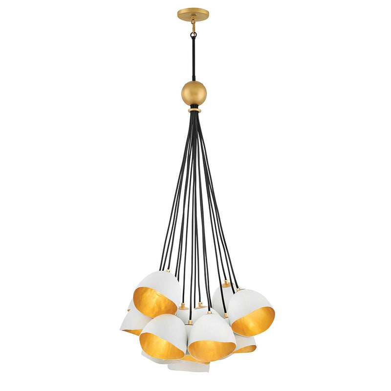 Nula 15 Light Pendelleuchte - Muschel Weiß & Luxe Gold (Neuheit)