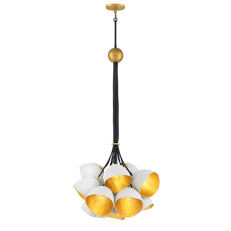 Nula 15 Light Pendelleuchte - Muschel Weiß & Luxe Gold (Neuheit)
