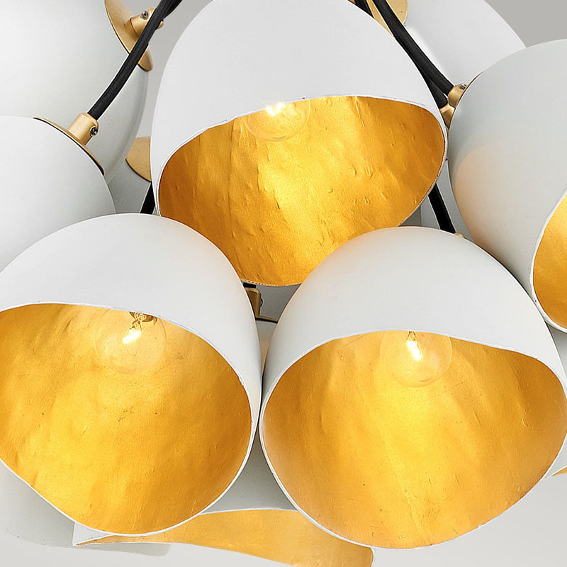 Nula 15 Light Pendelleuchte - Muschel Weiß & Luxe Gold (Neuheit)