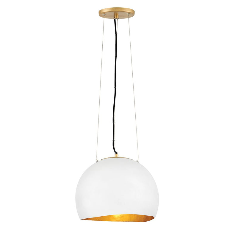 Nula 12 Light Pendelleuchte - Muschel Weiß & Luxe Gold (Neuheit)