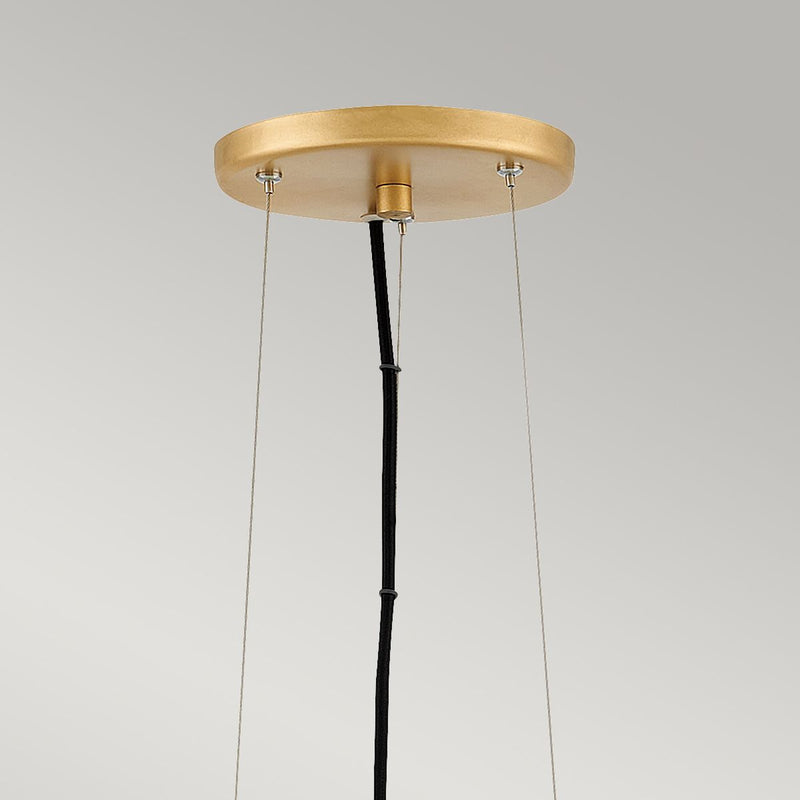 Nula 12 Light Pendelleuchte - Muschel Weiß & Luxe Gold (Neuheit)