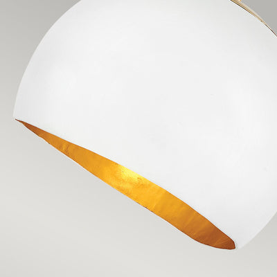 Nula 12 Light Pendelleuchte - Muschel Weiß & Luxe Gold (Neuheit)