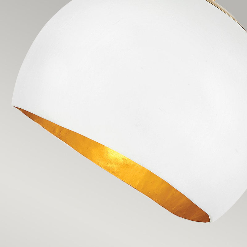 Nula 12 Light Pendelleuchte - Muschel Weiß & Luxe Gold (Neuheit)