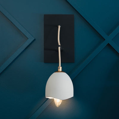 Nula 1 Light Wandleuchte - Shell Weiß & Luxe Gold (Neuheit)