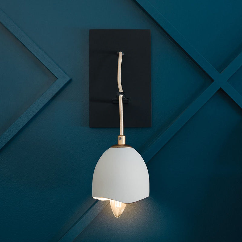 Nula 1 Light Wandleuchte - Shell Weiß & Luxe Gold (Neuheit)
