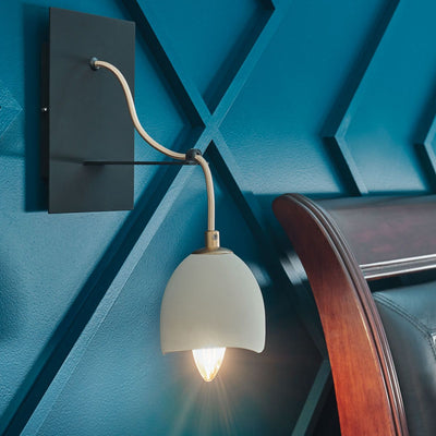 Nula 1 Light Wandleuchte - Shell Weiß & Luxe Gold (Neuheit)