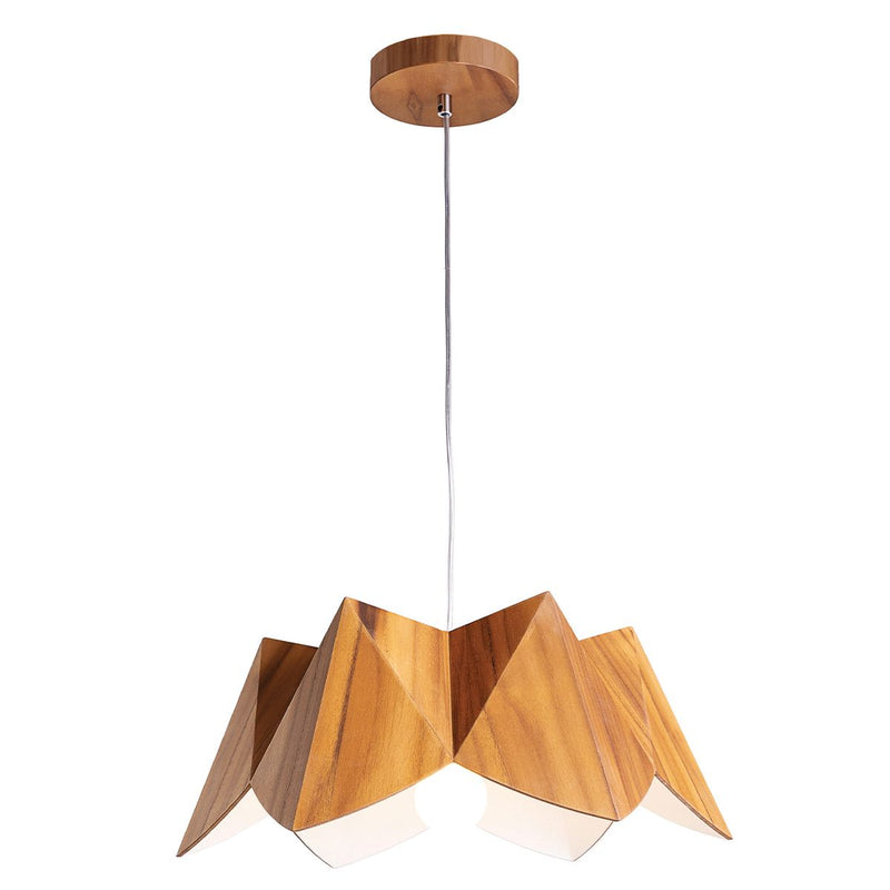 Physalis Pendelleuchte - Teak Furnier (Neuheit)