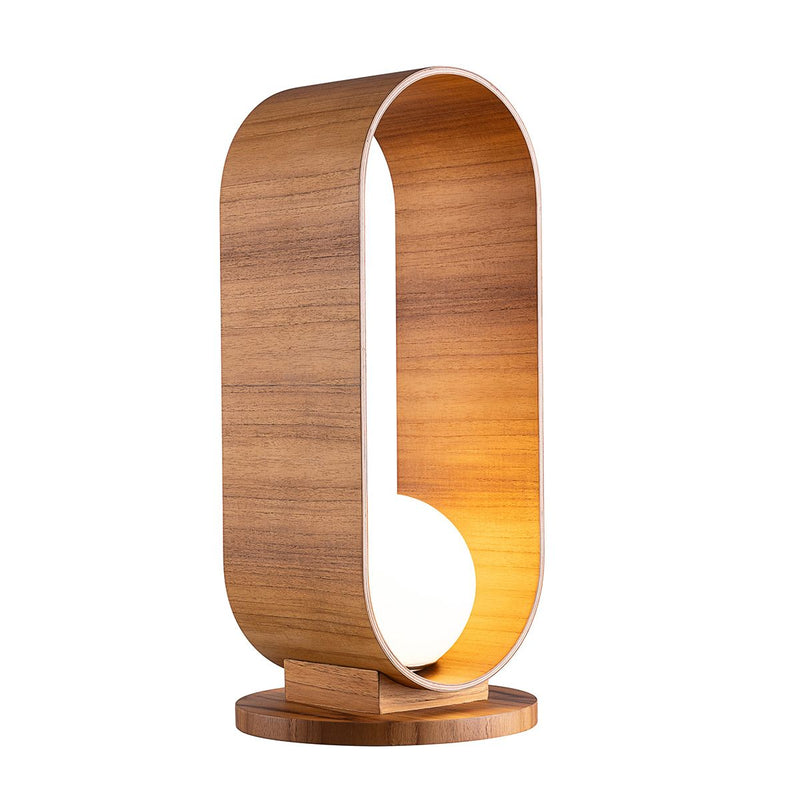 Sfera Tischleuchte - Teak Furnier (Neuheit)