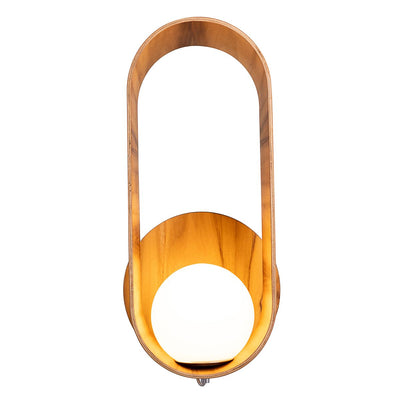 Sfera Wandleuchte - Teak Furnier (Neuheit)