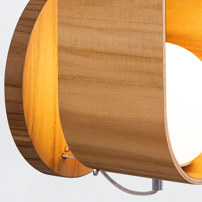 Sfera Wandleuchte - Teak Furnier (Neuheit)