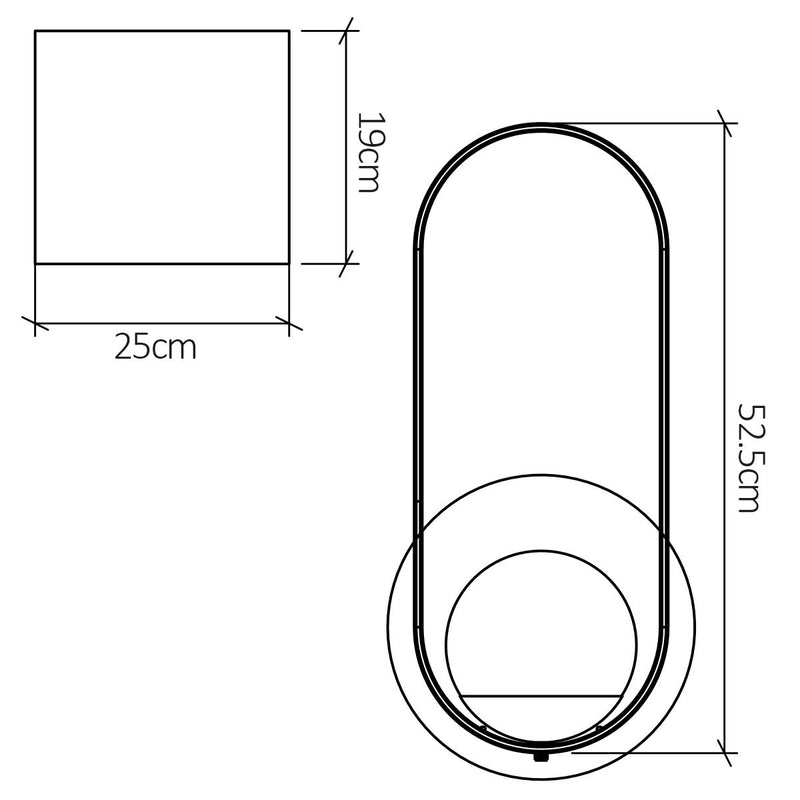 Sfera Wandleuchte - Teak Furnier (Neuheit)