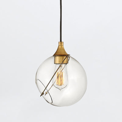 Skye 1 lt Kleine Pendelleuchte - Heritage Messing