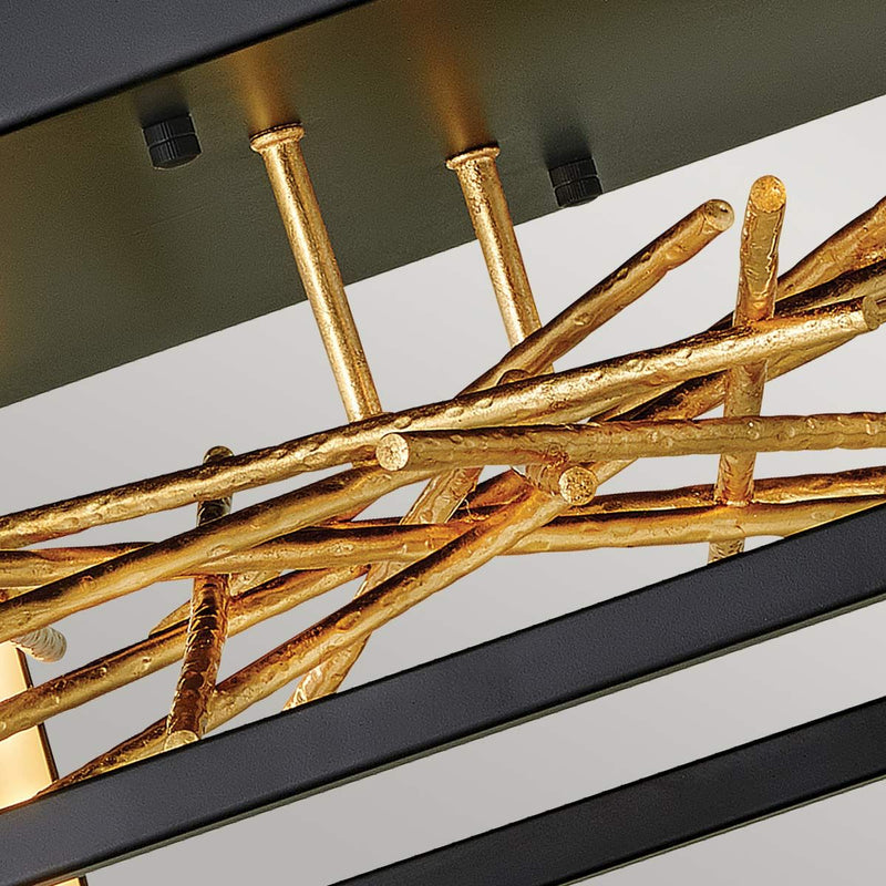 Styx LED Flush - Schwarz & Gold vergoldet (Neuheit)