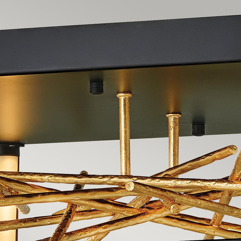 Styx LED Flush - Schwarz & Gold vergoldet (Neuheit)