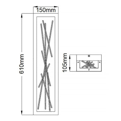 Styx LED Wandleuchte - Schwarz & Vergoldetes Gold (Neuheit) - Clicklights Shop